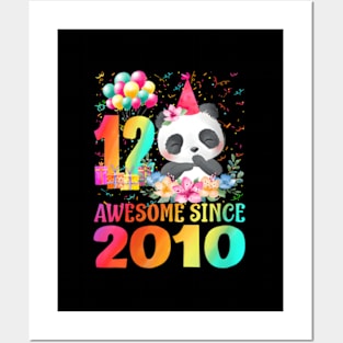 12 12Th Panda Awesome Since 2010 Posters and Art